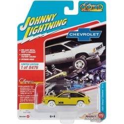 CHASE CAR 1981 Chevrolet Citation X-1 en jaune vif - Johnny Lightning 1/64 - JLSP280 BGR Passion Diecast
