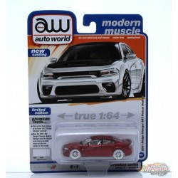 CHASE CAR Dodge Charger 2021 en Knuckle blanc - Auto World - 1/64 - AWSP135 AGR Passion Diecast