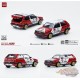 Golf GTI Red / White - Pop Race 1:64 - PR640015 -  Passion Diecast 