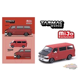 Dodge Van - Red - Tarmac Works - 1/64 - T64G-TL032-RE Passion Diecast
