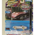 CHASE CAR 1969 Chevrolet Corvette en Bourgogne - Johnny Lightning 1/64 - JLSP291 AGR