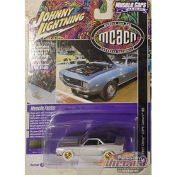 CHASE CAR 1969 Chevrolet COPO RS Camaro dans Fathom Green Poly - Johnny Lightning 1/64 - JLSP292 BGR Passion Diecast