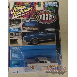 CHASE CAR 1967 Oldsmobile 442 en Aigue-marine Poly - Johnny Lightning 1/64 - JLSP289 AGR
