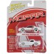 CHASE CAR Mopar Pack - 2008 Dodge Viper SRT 10 - 2014 Dodge Challenger R/T - Set de 2 - Johnny Lightning 1:64 - JLSP319 BGR