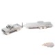 CHASE CAR Ford Ranger 1983 avec remorque ouverte en argent métallique - Truck&Trailers - Johnny Lightning 1:64 - JLSP316 BGR
