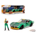 Street Fighter Cammy & 1969 Chevrolet Corvette Stingray ZL1 Green - Hollywood Rides - Jada 1/24 - 30837