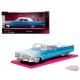 1963 Cadillac with Base - Bleu - Pink Slips - Jada - 1/24 - 34897 - Passion Diecast 