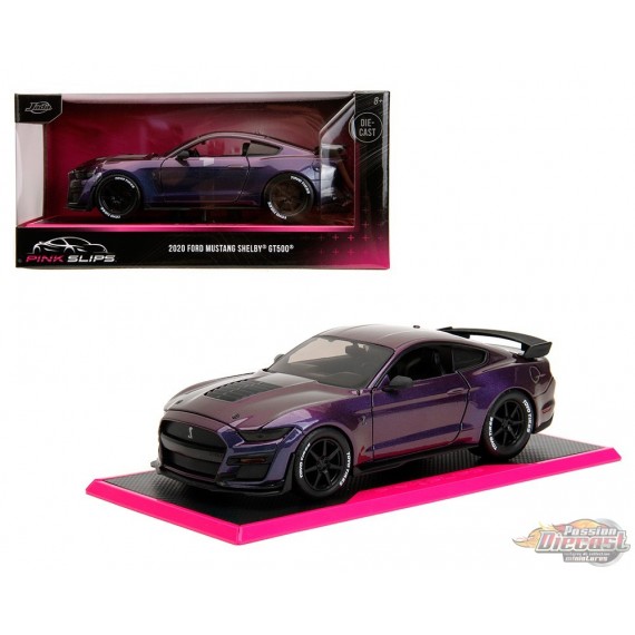 2020 Ford Mustang Shelby GT500 - Purple - Pink Slips - Jada - 1/24