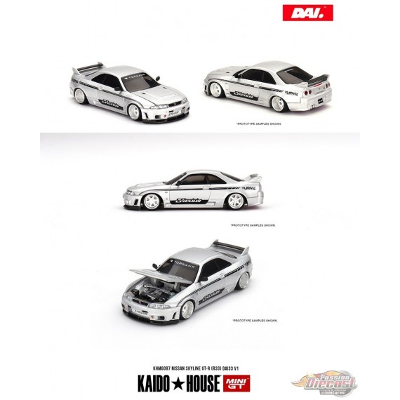 Kaido★House - Nissan Skyline GT-R (R33) DAI33 V1 - Mini GT - Mijo Exclusives - 1/64 - KHMG097