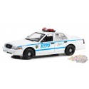 (exclusivite web)(NYPD) - 2003 Ford Crown Victoria Police - Quantico - Hollywood Series 18 - 1/24 Greenlight - 84183