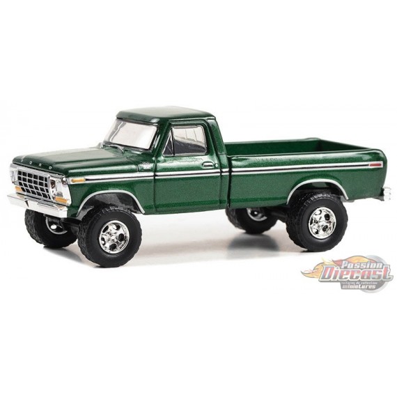 1979 Ford F-350 Custom - Barrett-Jackson 'Scottsdale Edition' Series 13 - 1/64 Greenlight - 37300 D