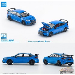 HONDA CIVIC FL5 BOOST BLEU PERLE - Pop Race 1:64 - PR640067 -  Passion Diecast 