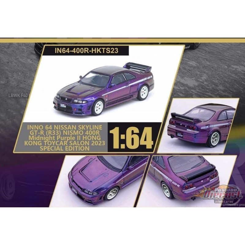 NISSAN SKYLINE GT-R (R33) NISMO 400R (Hong Kong Toycar Salon 2023) - INNO  64 - 1/64 - IN64-400R-HKTS23