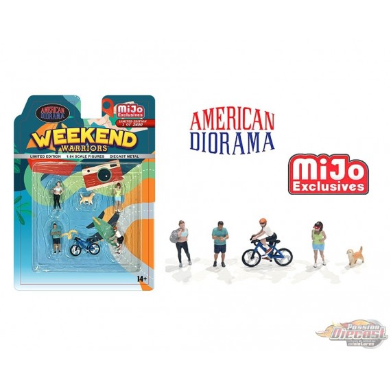 Figures Weekend Warriors - American Diorama - 1/64 - AD-2402MJ Passion Diecast