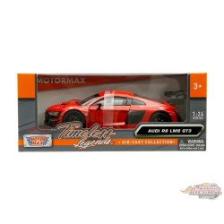 Audi R8 LMS GT3 - Rouge - Timeless Legends - Motormax 1-24 - 79380 RD - Passion Diecast