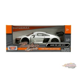 Audi R8 LMS GT3 - Argent - Timeless Legends - Motormax 1-24 - 79380 SIL - Passion Diecast