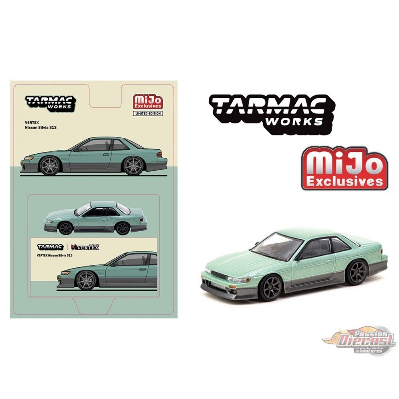 VERTEX Nissan Silvia S13 - Green - Tarmac Works - 1/64 - T64G-025-GR ...