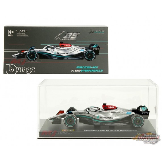 Mercedes-AMG F1 W13 E Performance No.63 George Russell - AMG Petronas Formula One Team - Bburago - 1/43 - 18-38066GR