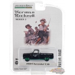 GreenMachine Fish & Tackle Shop - 1968 Chevrolet C-10 Shortbed - Norman Rockwell Series 5 - 1/64 Greenlight - 54080 DGR