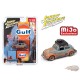 1970 Volkswagen Beetle Gulf Weathered w/ Rack Blue - Limited 3,600 - Johnny Lightning 1/64 - JLCP7453
