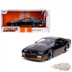 1985 Chevrolet Camaro - Black Metallic and Gold - Bigtime Muscle - Jada - 1/24 - 31457 - Passion Diecast 