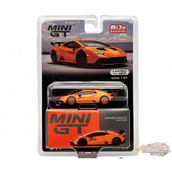 (CHASE) Lamborghini Huracán STO Arancio Borealis - Mini GT - 1:64 - MGT00511 Chase Passion Diecast
