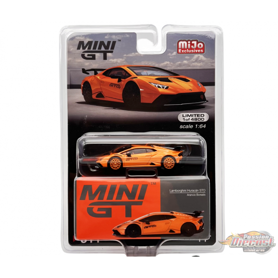 (CHASE) Lamborghini Huracán STO Arancio Borealis - Mini GT - 1:64 - MGT00511 Chase Passion Diecast