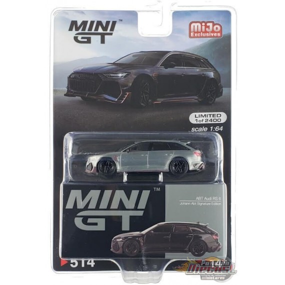 (CHASE) ABT Audi RS6 Johann Abt Édition Signature Noir - Mini GT - 1:64 - MGT00514 Chase Passion Diecast