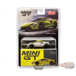 (CHASE) McLaren Artura Flux Green - Mini GT - 1:64 - MGT00496 Chase Passion Diecast