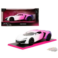 Lykan Hypersport - White Pink Gradient - Pink Slips - Jada - 1/24 - 35058 - Passion Diecast 
