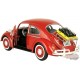 1967 Volkswagen Beetle with rear Decklid Rack & 2 bottle cases - Motor City Classics -1/24 - 424067 - Passion Diecast 