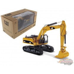 Caterpillar 340D L  Hydraulic Excavator with 2 Figurines -  Core Classics Series - Diecast Master  1/50-  85908C