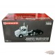 Kenworth T880 SBFA  DayCab Pusher-Axle Tandem - tracteur en Blanc Metalique -  Diecast Master 1/50 - 71058