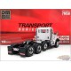 Kenworth T880 SBFA  DayCab Pusher-Axle Tandem - tracteur en Blanc Metalique -  Diecast Master 1/50 - 71058