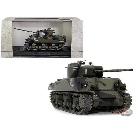  M4A3 Sherman (76 mm) Char "Julia" "U.S.A. 761st Tank Battalion Allemagne Mars 1944" AFVs of WWII  1:43 23195-44