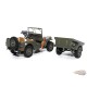 Jeep Willys 1/4-Ton Utility Truck Olive Drab avec remorque  ''US Army '' AFVs of WWII  1:43 23200-44