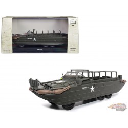 (Online only)  GMC DUKW, Véhicule Amphibie Olive Drab "US Army" Militaria DieCast  1:43 23204-44