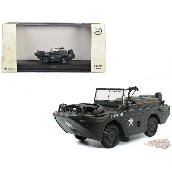  Ford GPA, Amphibious Vehicle Olive Drab US Army  Militaria DieCast  1:43  23205-45 -  Passion Diecast