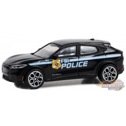 2022 Ford Mustang Mach-E GT - Hot Pursuit Series FBI Police - 1/64 Greenlight - 43025 F