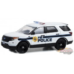 2014 Ford Police Interceptor Utility - Hot Pursuit Series FBI Police - 1/64 Greenlight - 43025 D