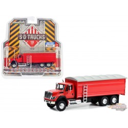 2022 International WorkStar Grain Truck couverture en toile en rouge - Super Duty Trucks Series 17 - Greenlight 1/64 - 45180 C