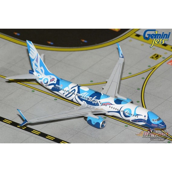 Alaska Airlines Boeing 737-800S  Xáat Kwáani Salmon People / N559AS  / Gemini 1:400 -  GJASA2213
