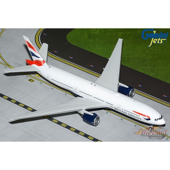 British Airways - Boeing 777-200ER / G-YMMS /  Union Jack livery  / Gemini 1:200 -  G2BAW1130