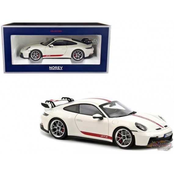 Porsche 911 GT3 2021 Blanc - Norev - 1/18 - 187306 Passion Diecast