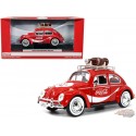 VW Beetle 1966 avec bouteille sur le support supérieur - Motor City Classics -1/24 - 424066