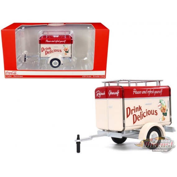 Coca-Cola Trailer - Motor City Classics -1/24 - 424700 - Passion Diecast