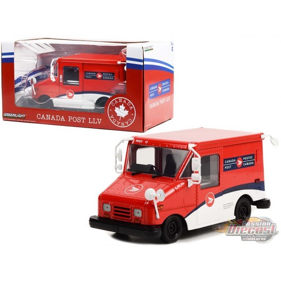 Canada Post Long-Life Postal Delivery Vehicle - 1/24 Greenlight - 84108 Passion Diecast
