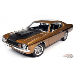 1972 Dodge Demon GSS en GY8 Gold Metallic - Mr Norms - Auto World / American Muscle 1/18 -   AMM1294 - Passion Diecast 