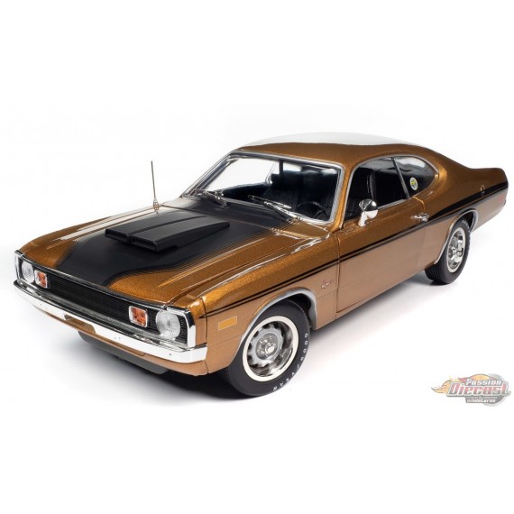 1972 Dodge Demon GSS in GY8 Gold Metallic - Mr Norms - Auto World / American Muscle 1/18 -  AMM1294 - Passion Diecast 