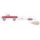 1991 Dodge Ram Power Ram 250 avec remorque de voiture - Hitch & Tow Series 31 - Greenlight - 1-64 - 32310 D